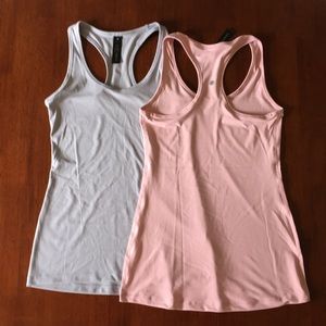 Brand new sleep tanks gray and pink size small.